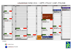 calendario gare 2014