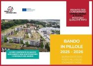 Bando in pillole 2025 2026 copertina miniatura2